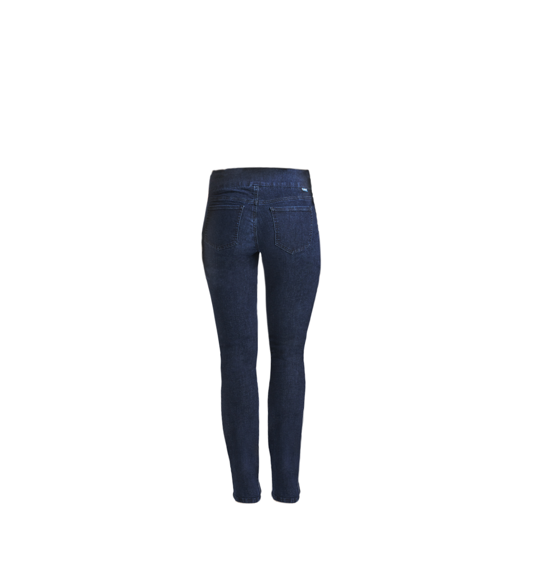 Peri Mid Rise Straight Leg Pull-On Jeans Ink