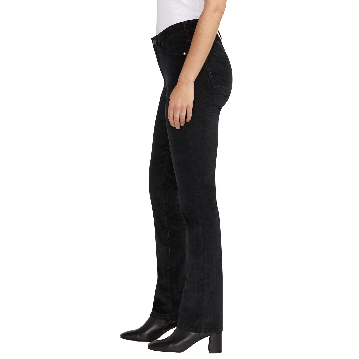 woman in high‑rise skinny