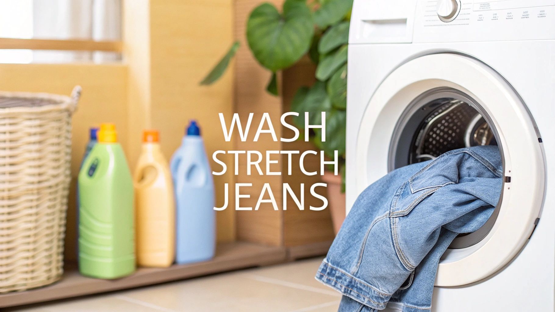 How to Wash Stretch Jeans Without Ruining Them