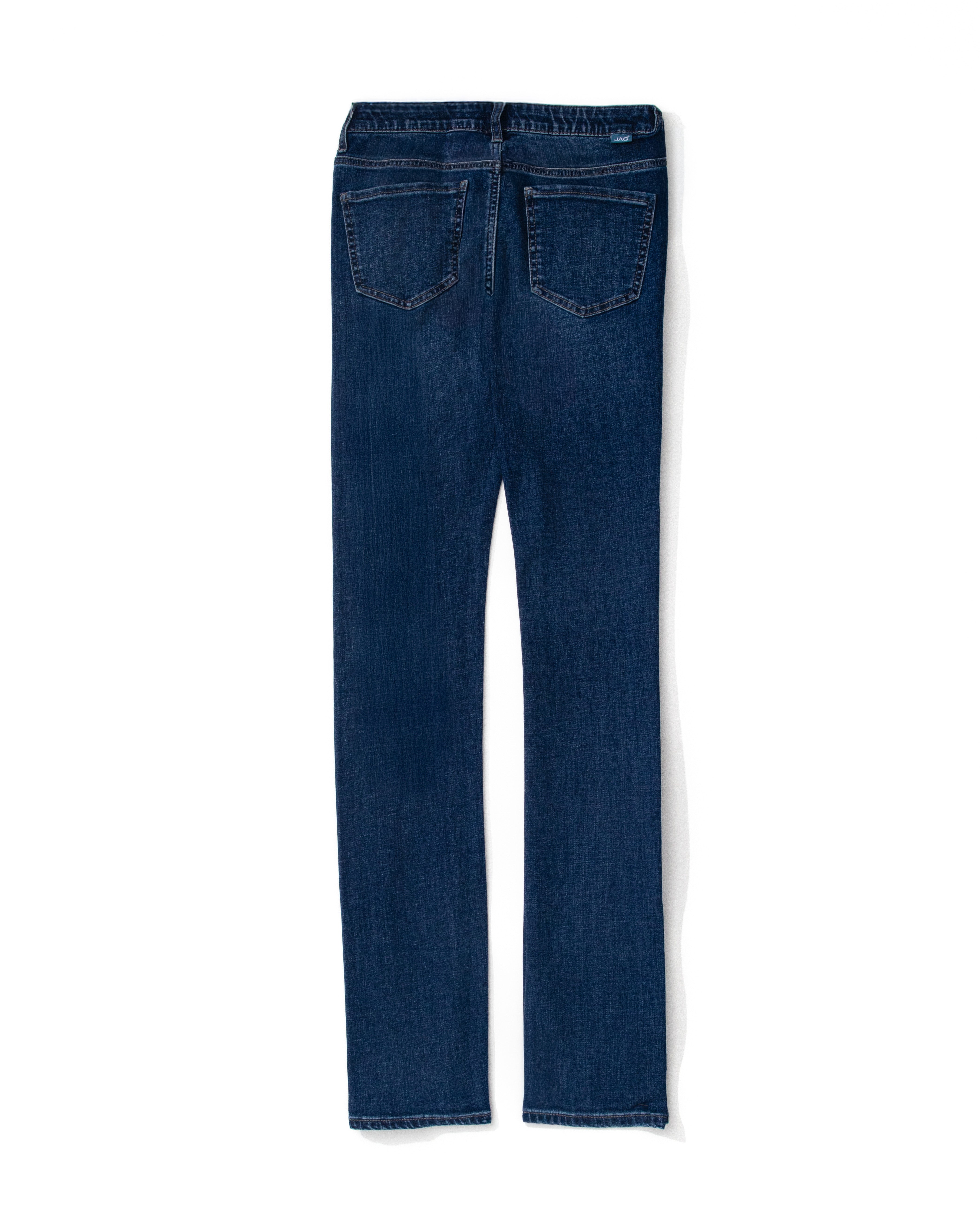 Ruby Mid Rise Straight Leg Jeans Thorne Blue