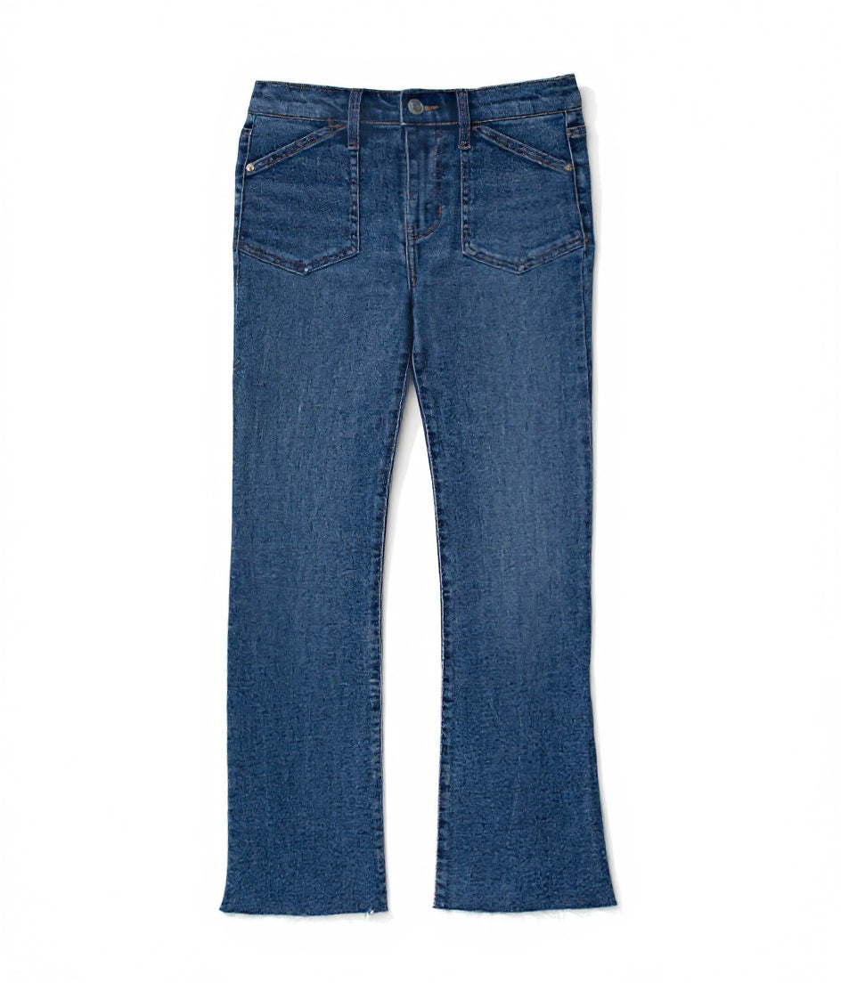 Sophia High Rise Wide Leg Jeans Eiffel Blue