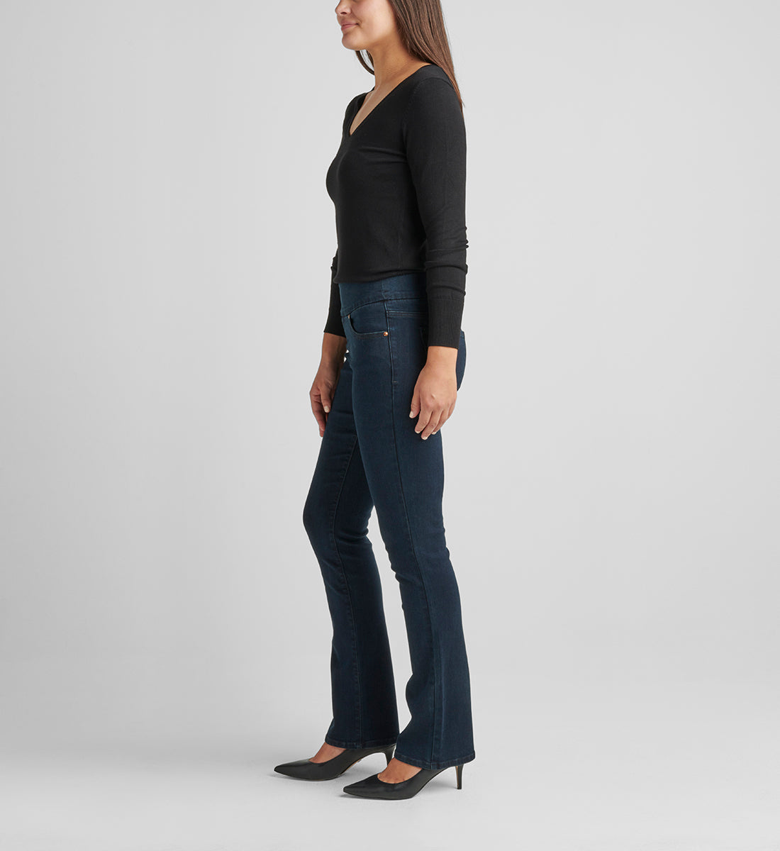 Paley Mid Rise Bootcut Pull-On Jeans