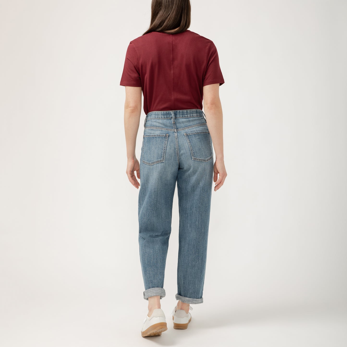 Lucie Mid Rise Boyfriend Jeans