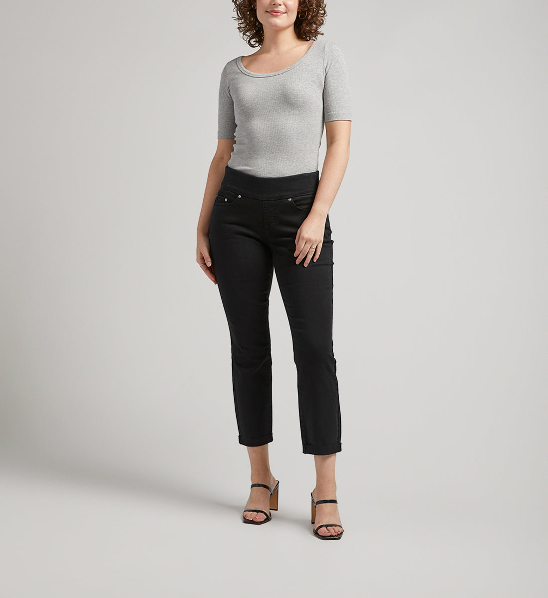 Amelia Mid Rise Slim Ankle Pants