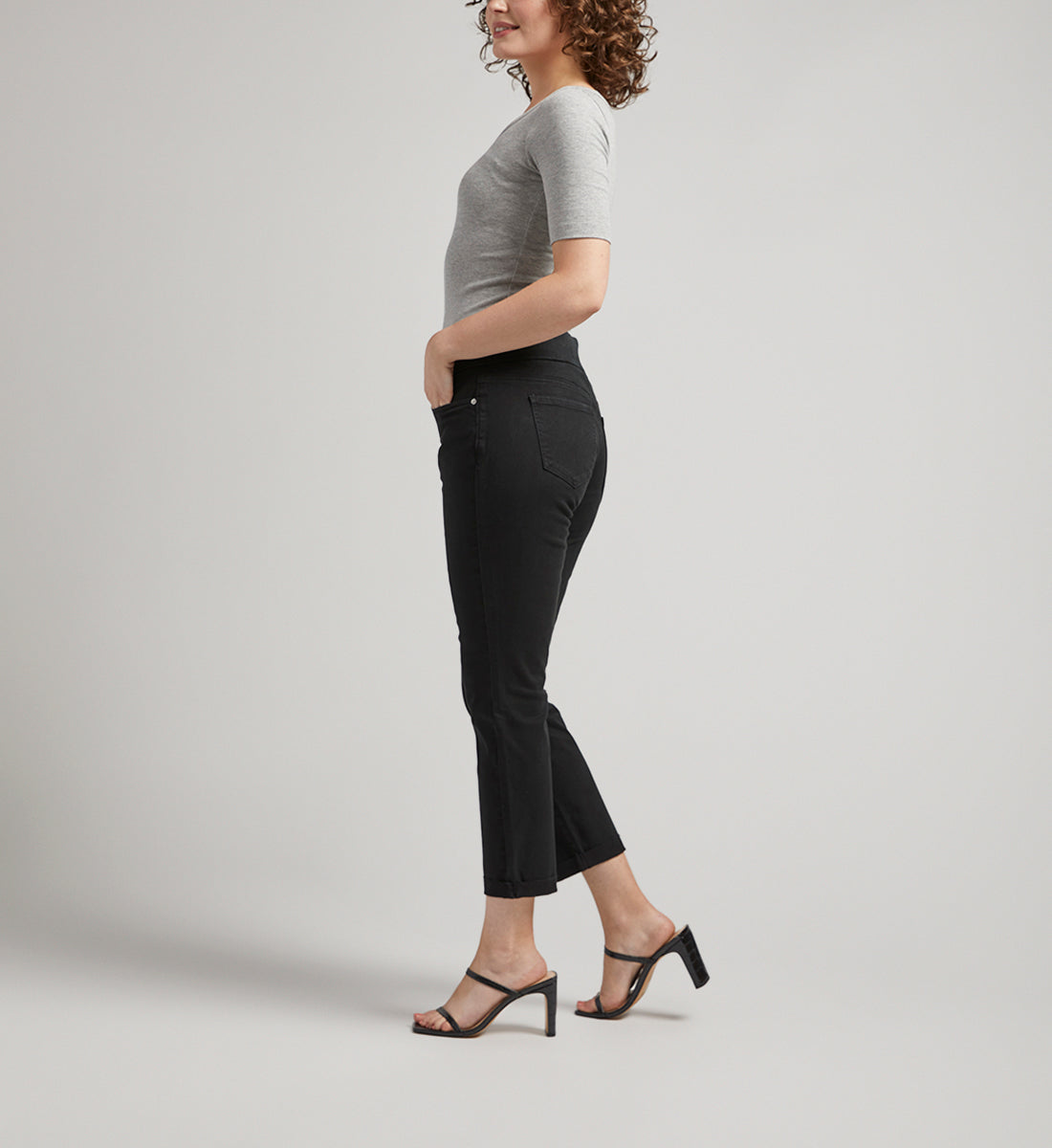 Amelia Mid Rise Slim Ankle Pants