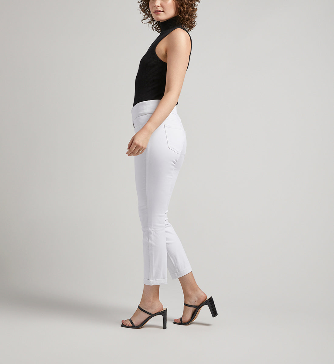 Amelia Mid Rise Slim Ankle Pants