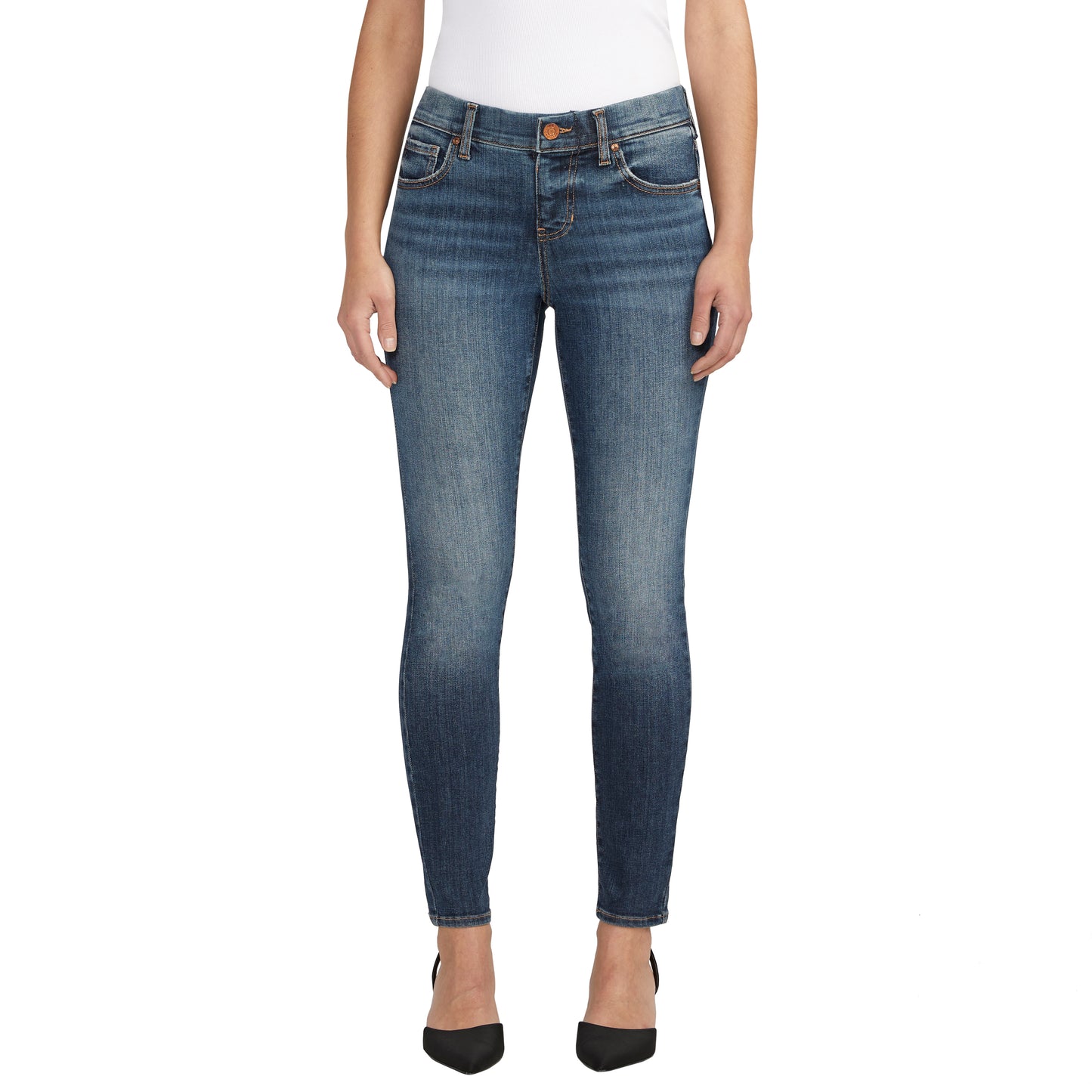 Maya Mid Rise Skinny Leg Jeans