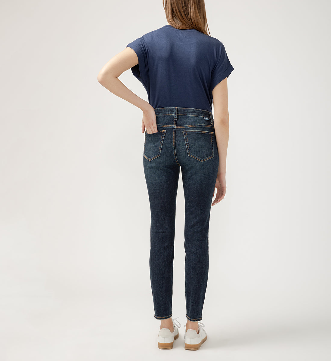 Cecilia Mid Rise Skinny Pants Brisk Blue