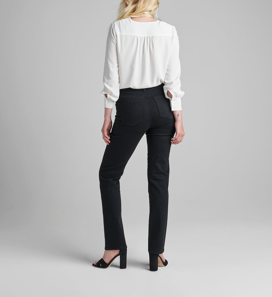 Ruby Mid Rise Straight Leg Jeans
