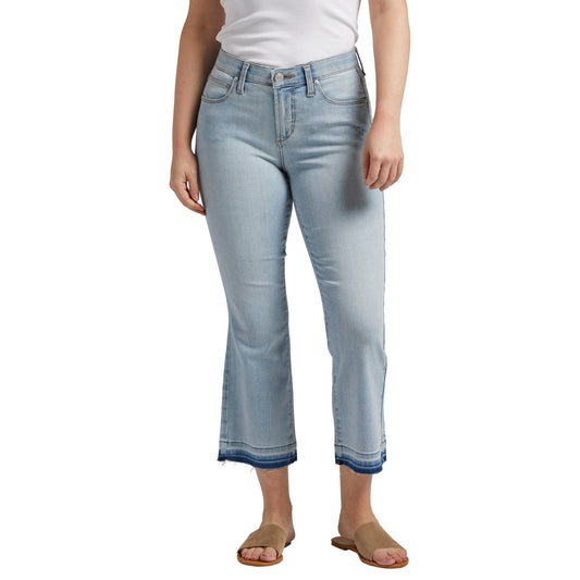 Eloise Mid Rise Bootcut Crop Jeans