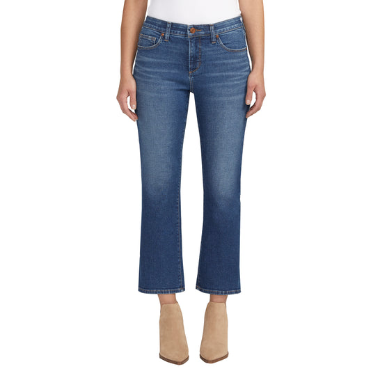 Eloise Mid Rise Cropped Bootcut Jeans