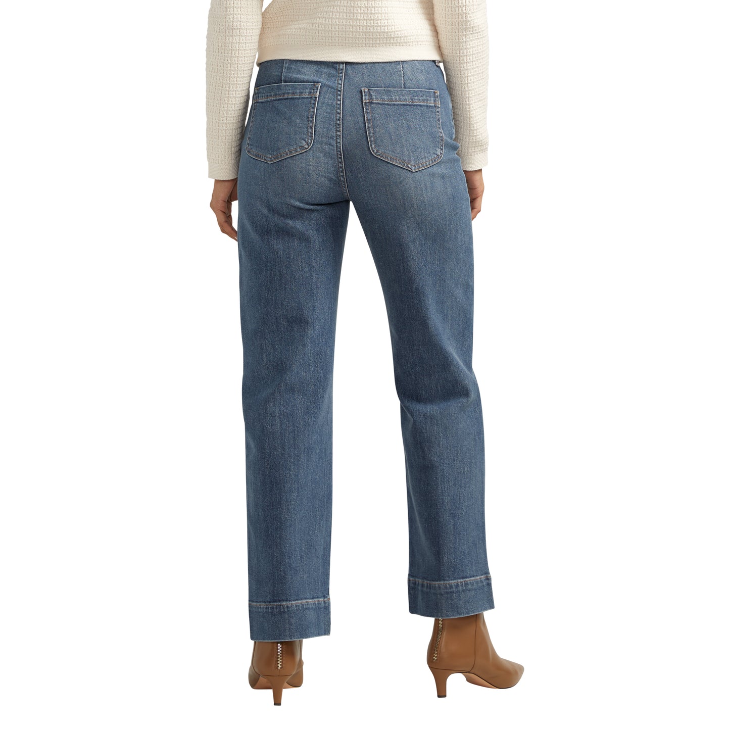 Eiffel blue jeans back