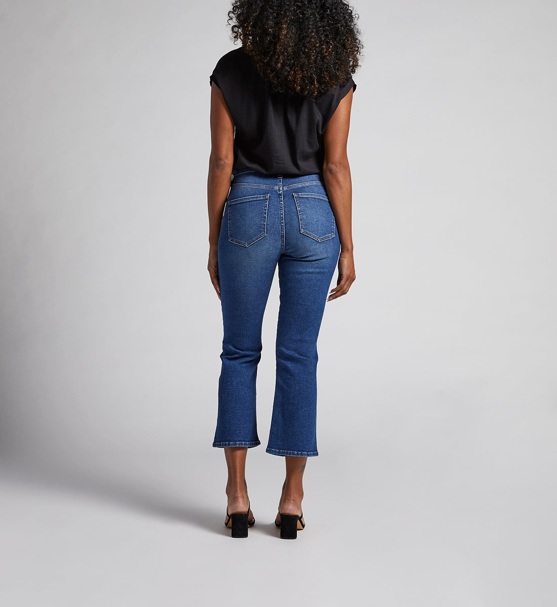 Phoebe High Rise Cropped Bootcut Jeans