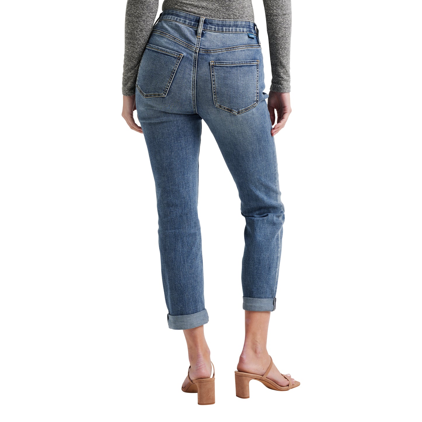 Carter Mid Rise Girlfriend Jeans