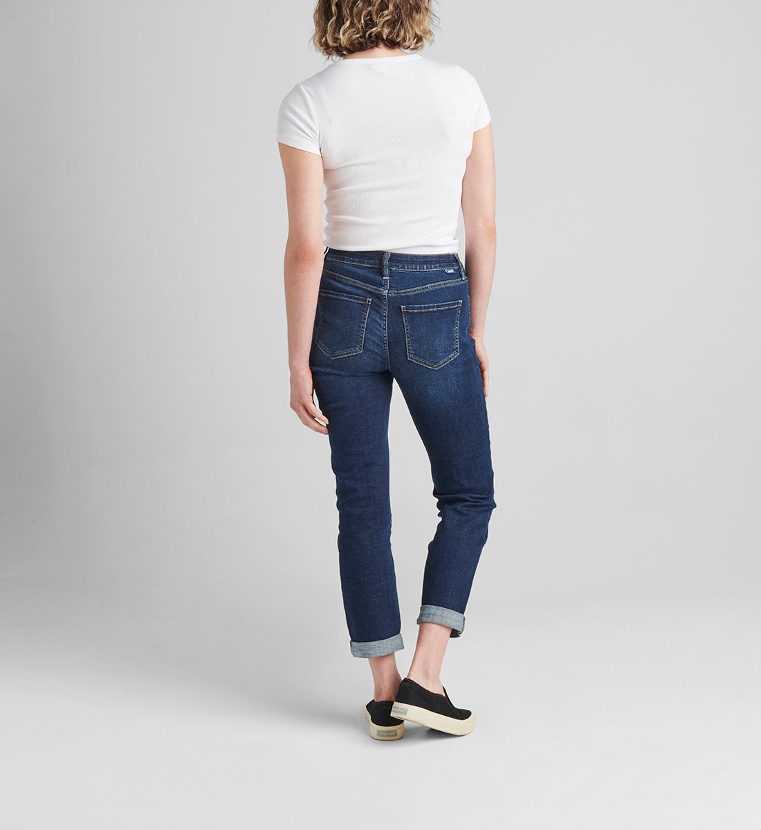 Carter Mid Rise Girlfriend Jeans