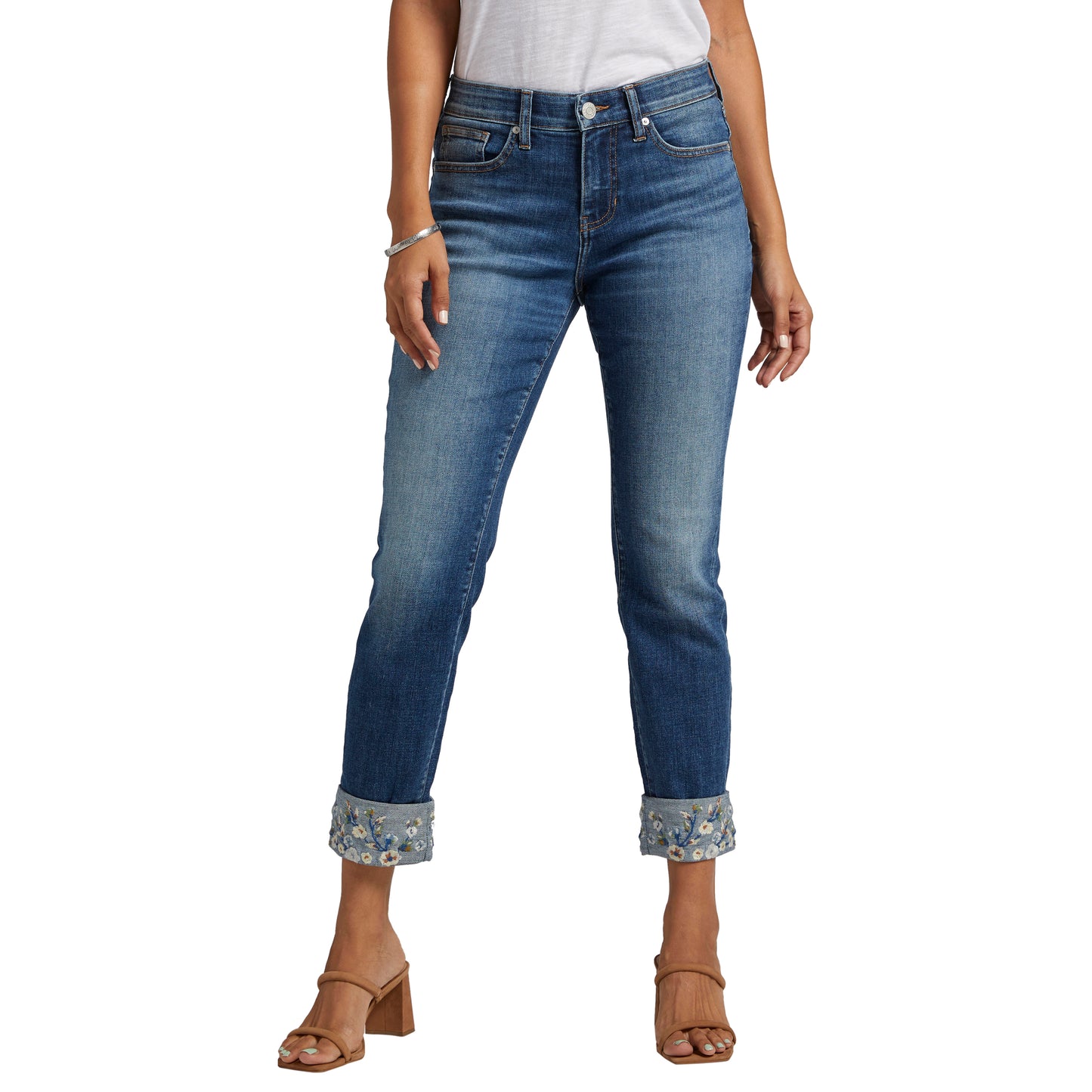 Carter Mid Rise Girlfriend Jeans