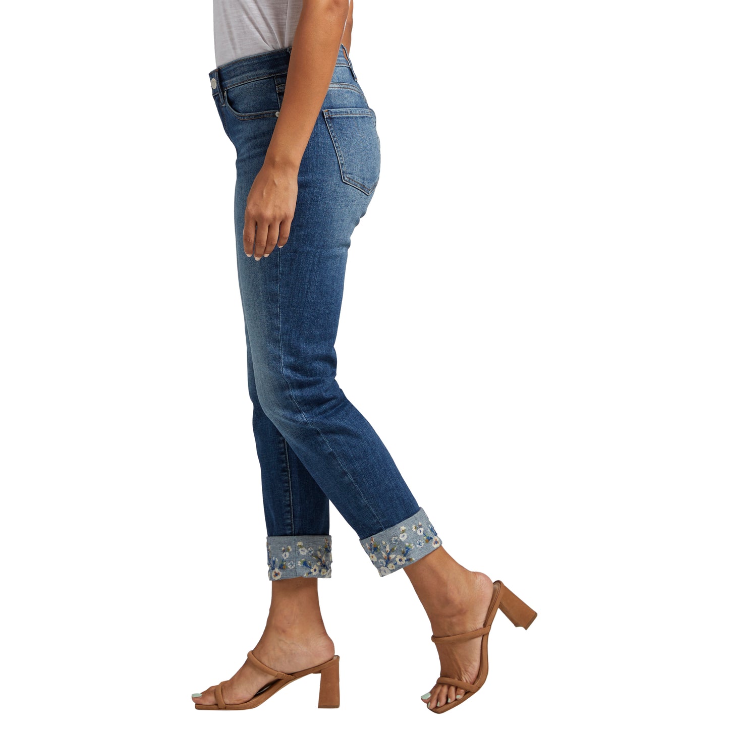 Carter Mid Rise Girlfriend Jeans