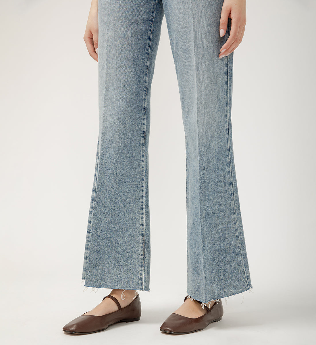 70s High Rise Wide Leg Jeans