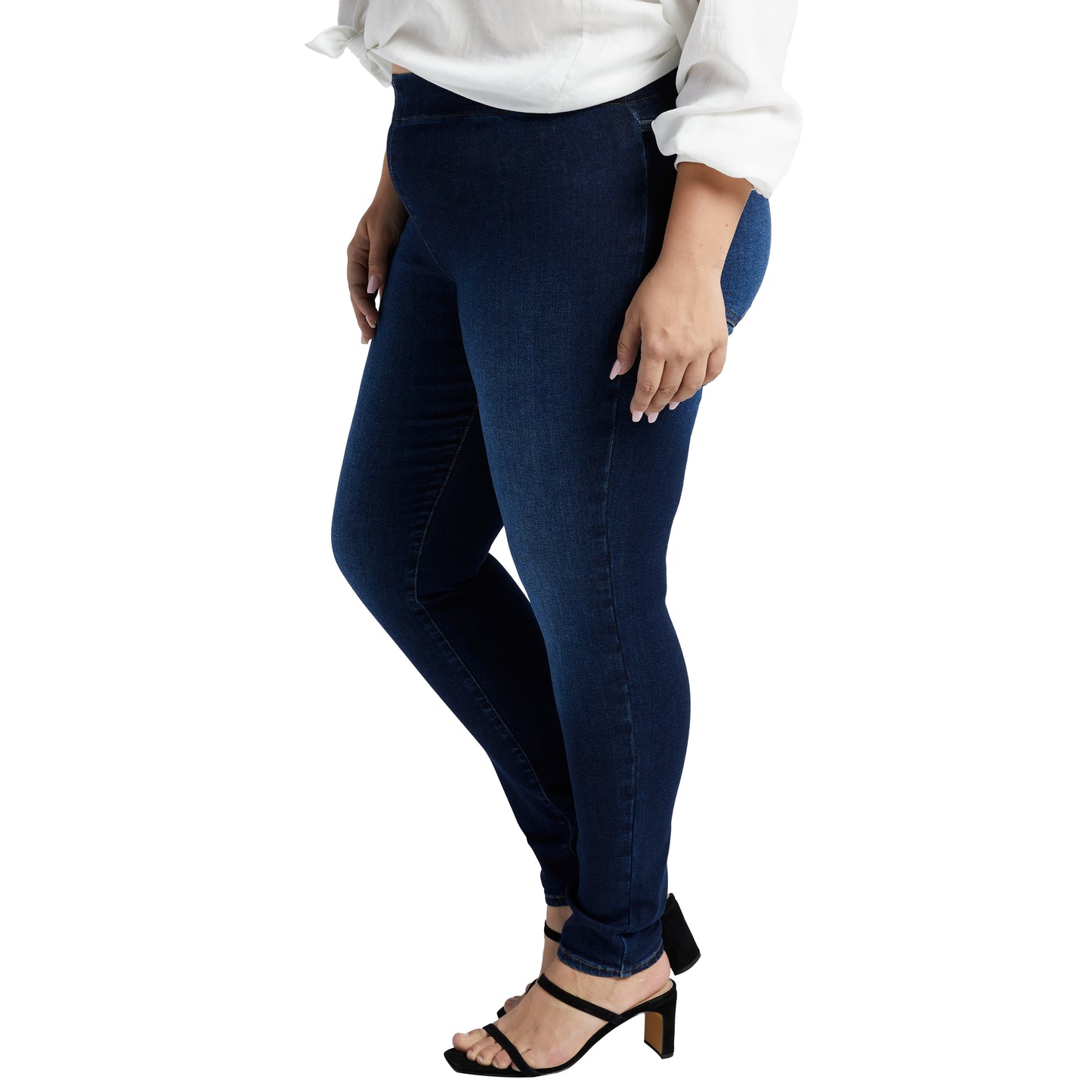 Forever Stretch Fit High Rise Skinny Pull-On Jeans