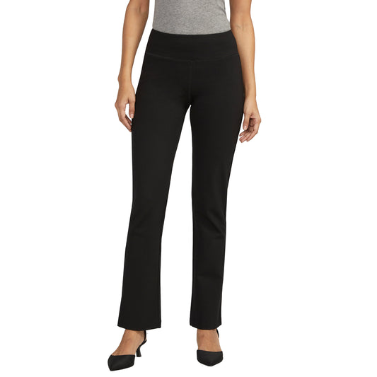 Pull-On Mid Rise Bootcut Ponte Pants
