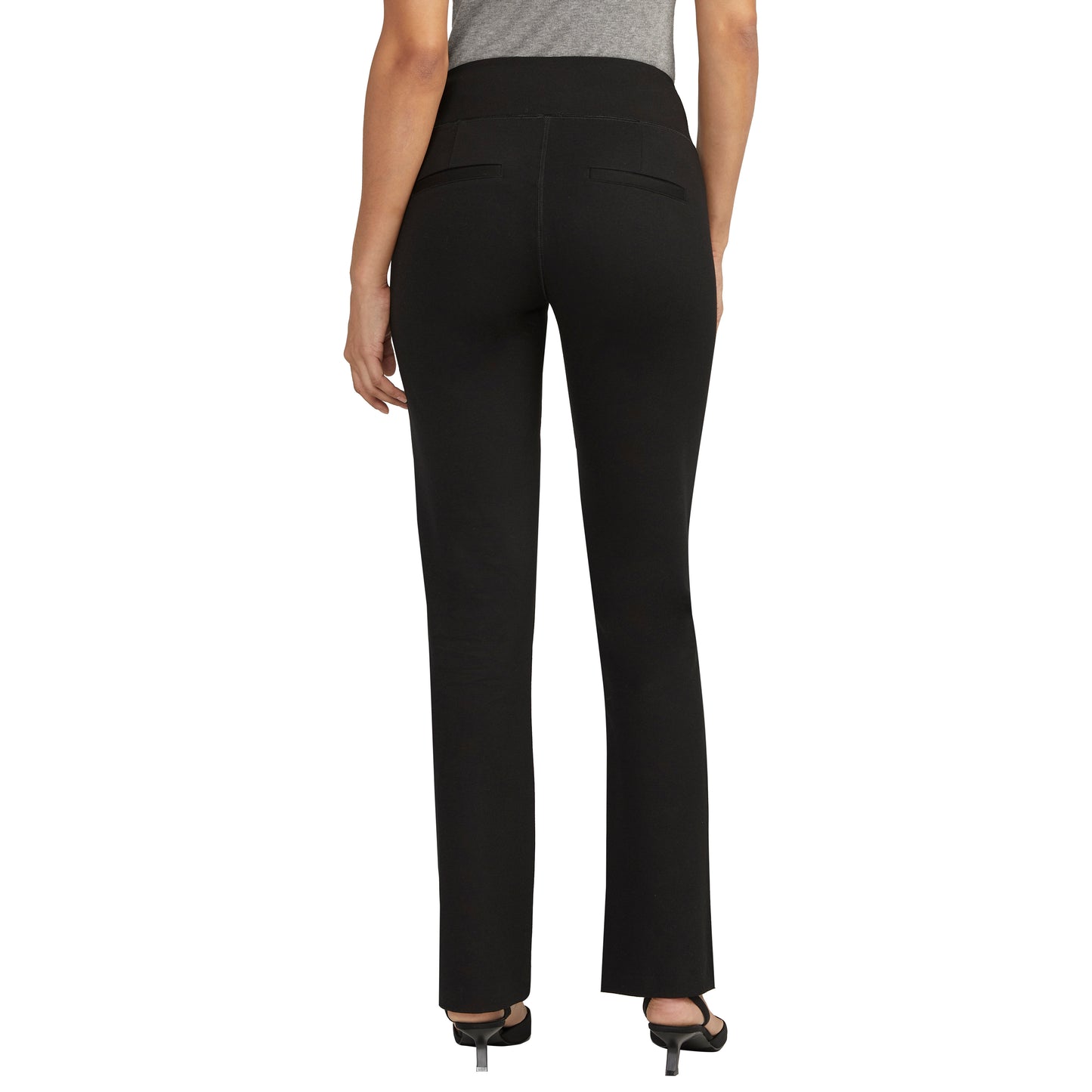 Pull-On Mid Rise Bootcut Ponte Pants