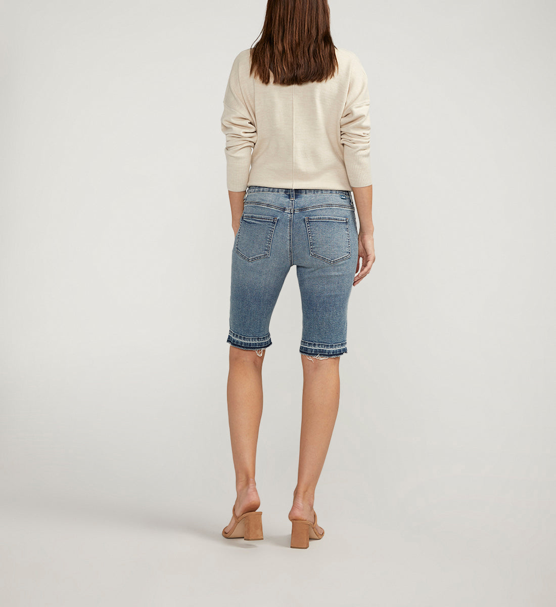 Cecilia Mid Rise Bermuda Shorts