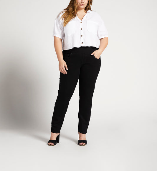 Nora Mid Rise Skinny Pull-On Jeans Plus Size