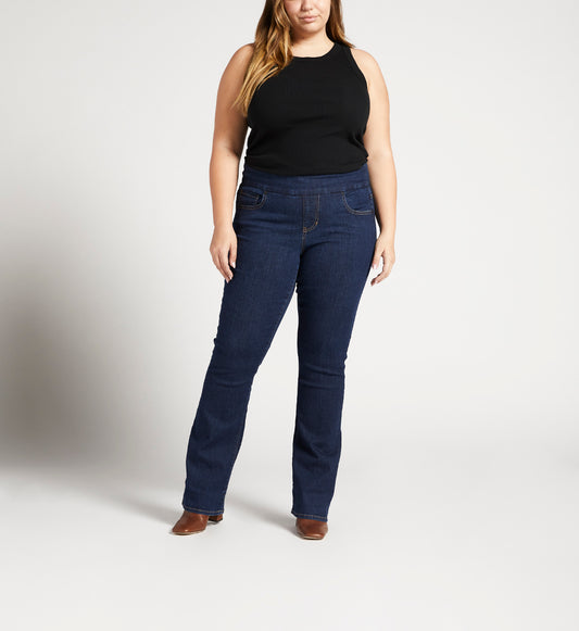 Paley Mid Rise Bootcut Pull-On Jeans Plus Size