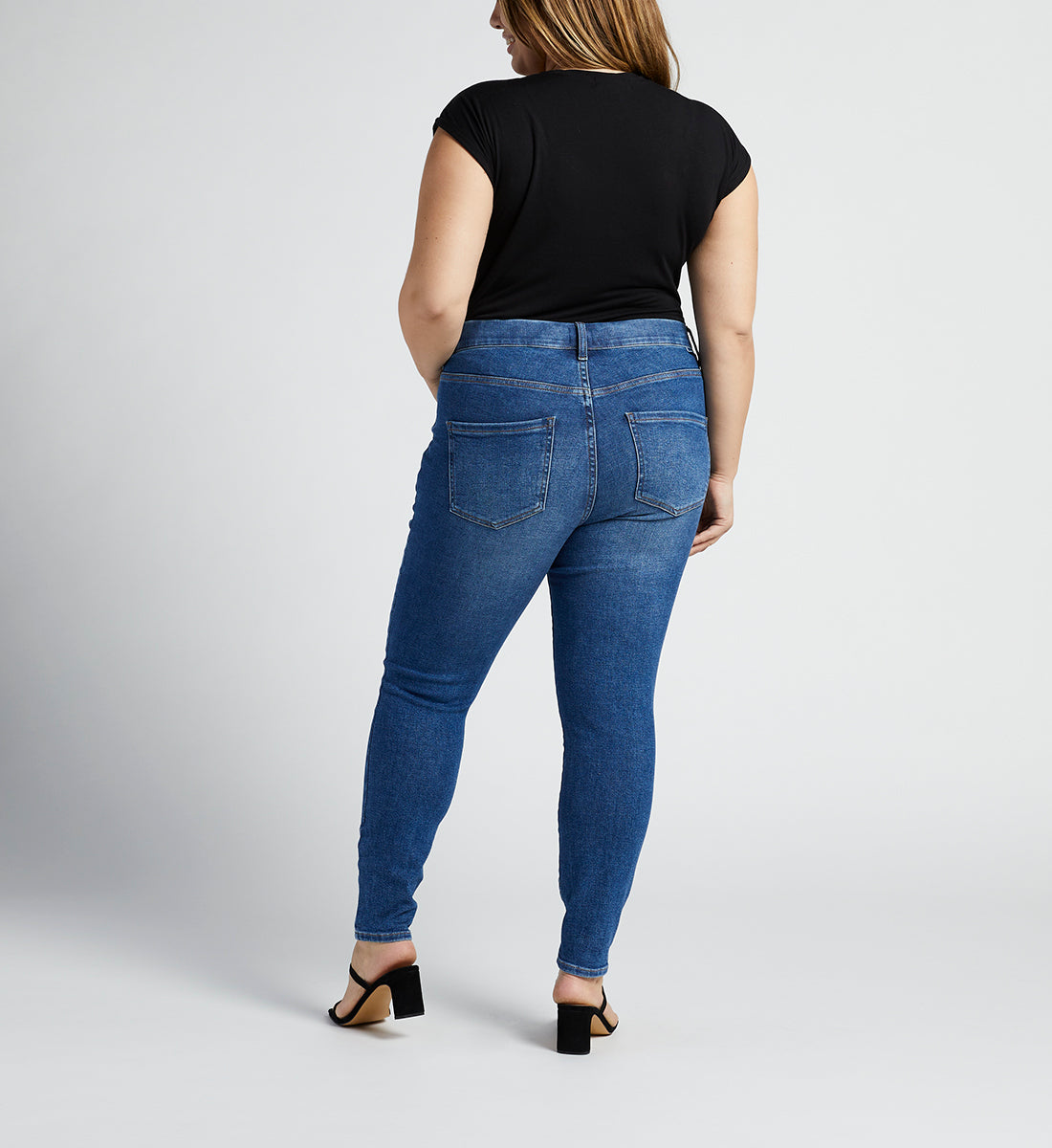 Valentina High Rise Skinny Pull-On Jeans Plus Size