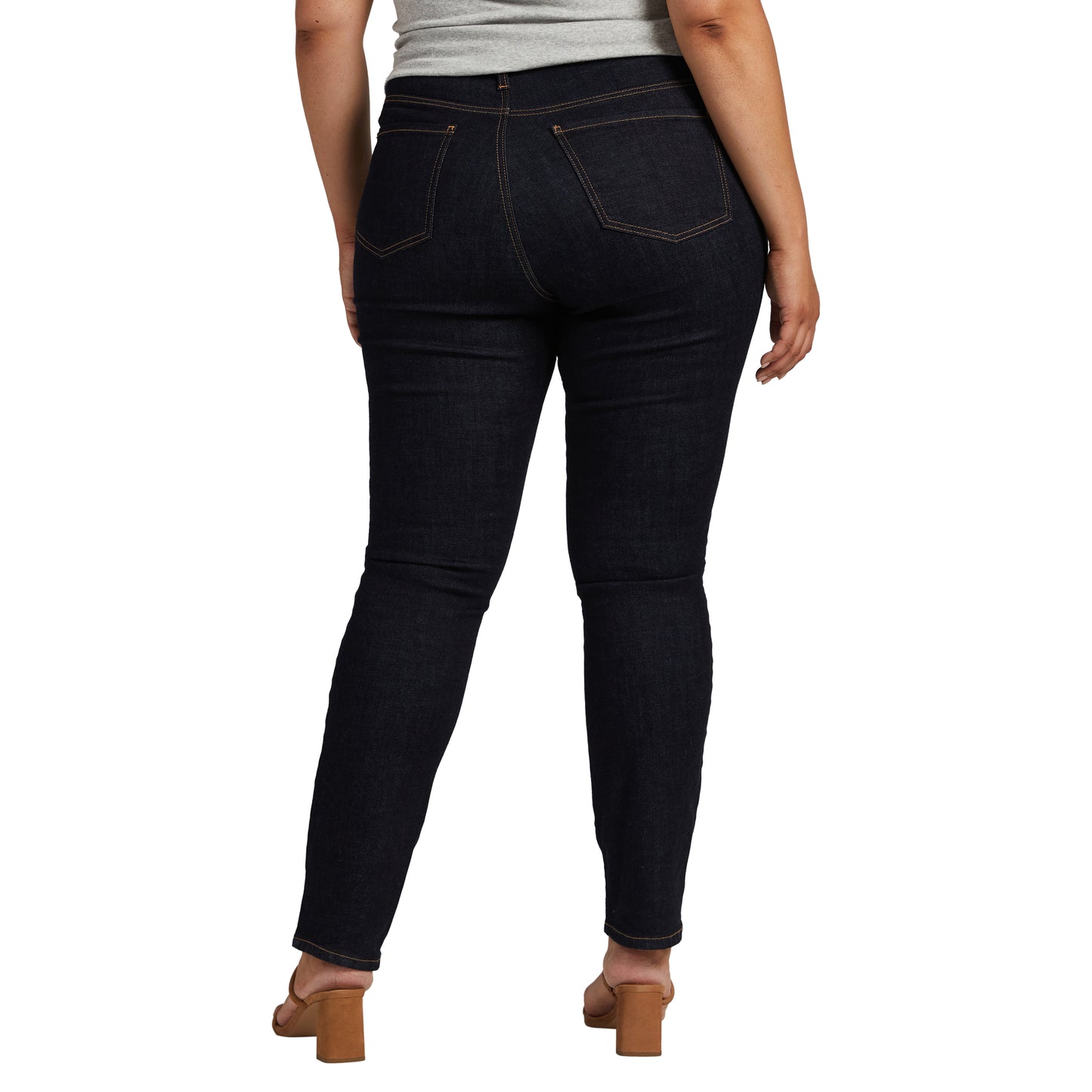Ruby Mid Rise Straight Leg Jeans Plus Size