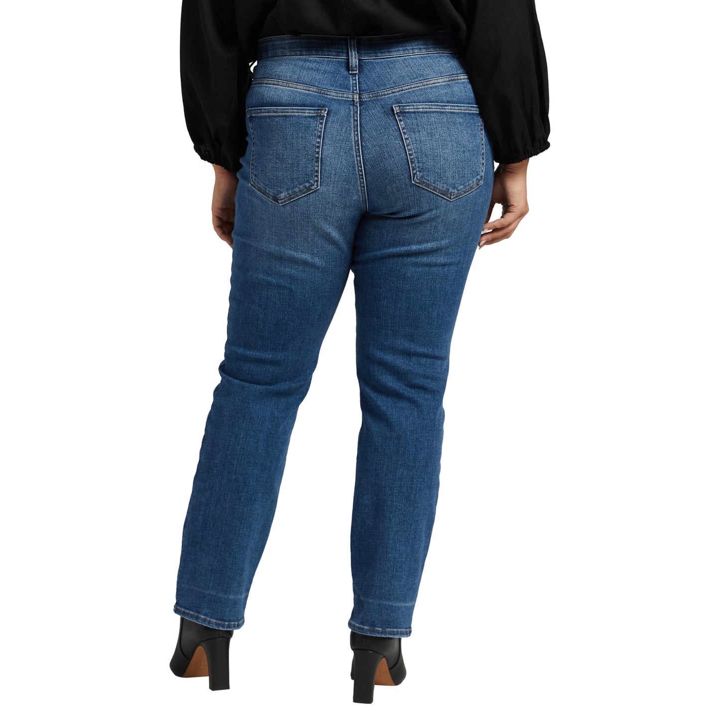 Stella 30" High Rise Straight Leg Jeans Plus Size