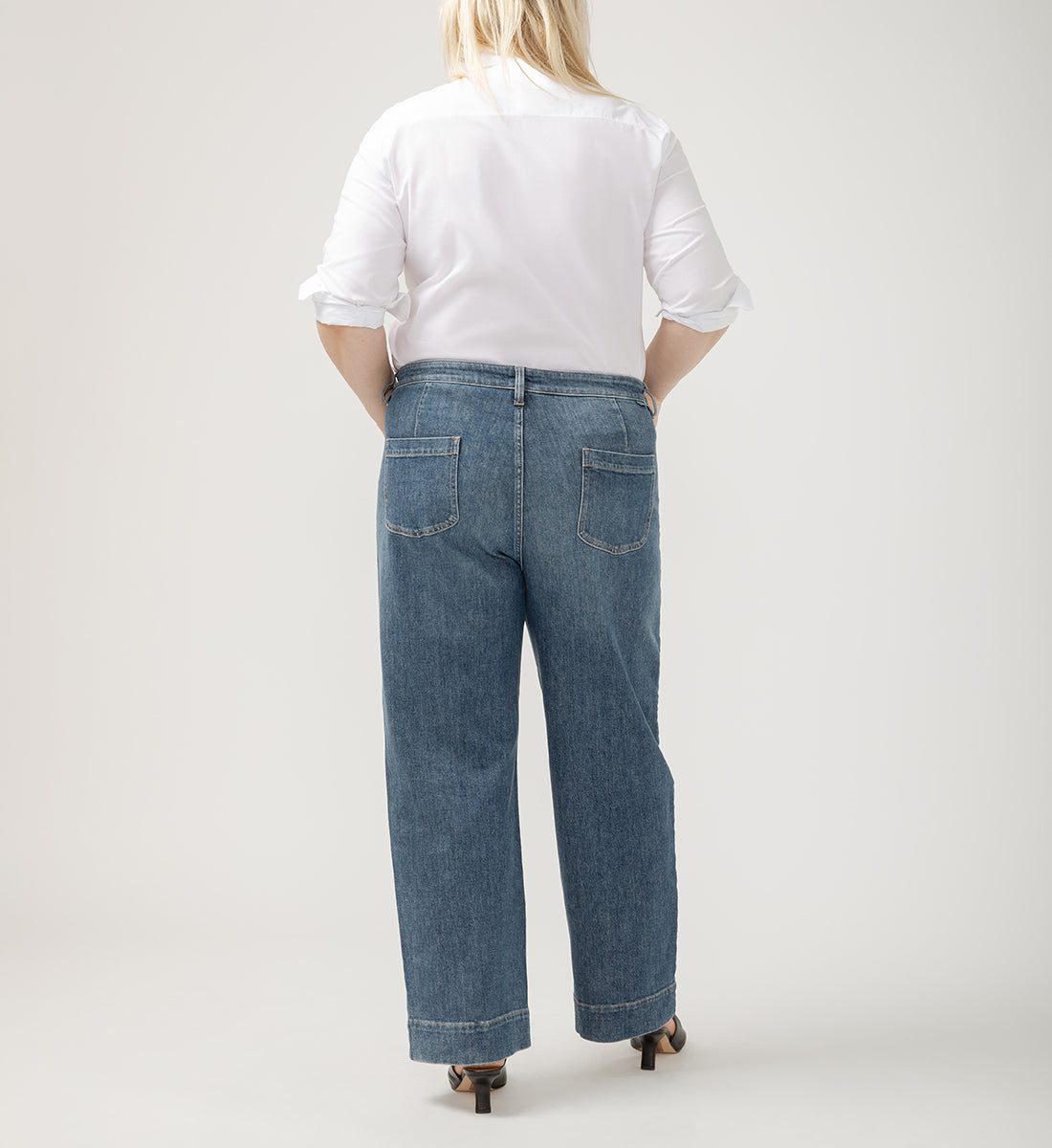 Sophia High Rise Wide Leg Jeans Plus Size