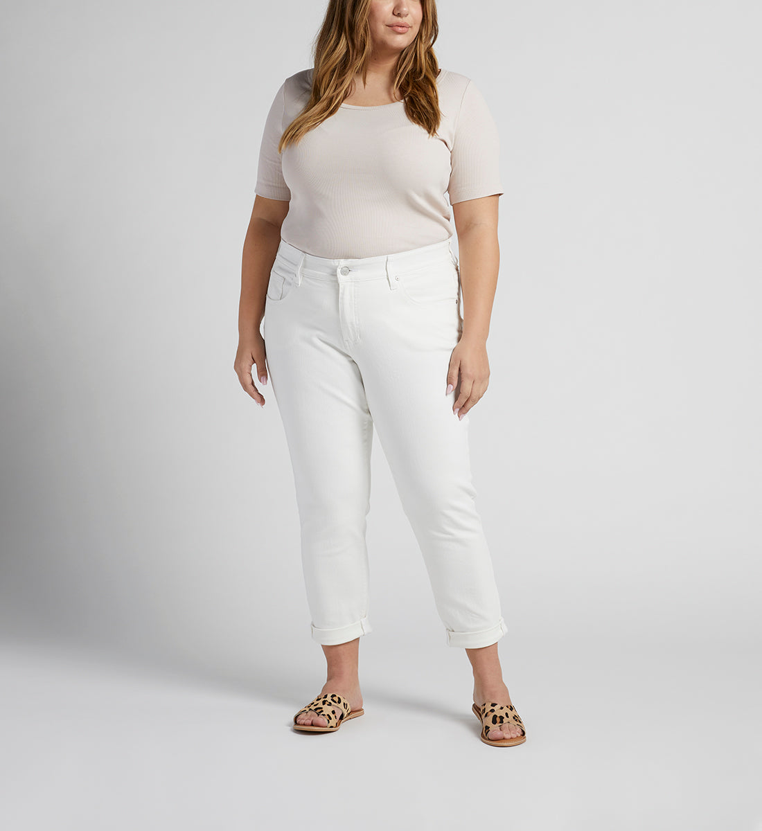 Carter Mid Rise Girlfriend Jeans Plus Size
