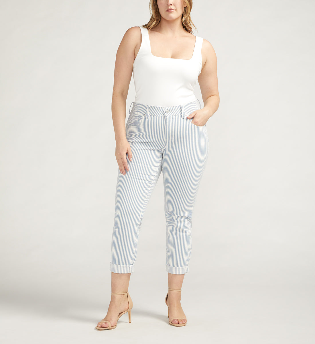 Carter Mid Rise Girlfriend Jeans Plus Size