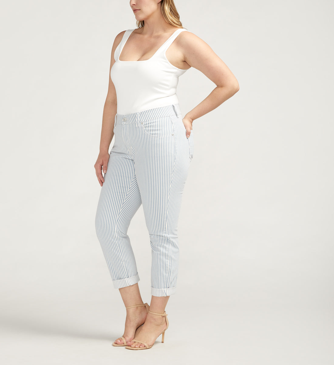 Carter Mid Rise Girlfriend Jeans Plus Size