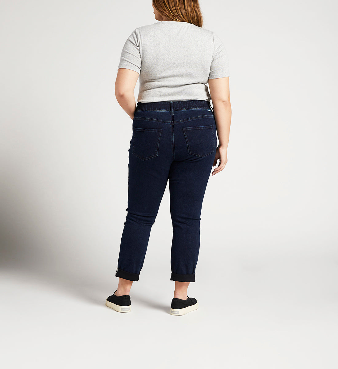 Carter Mid Rise Girlfriend Jeans Plus Size