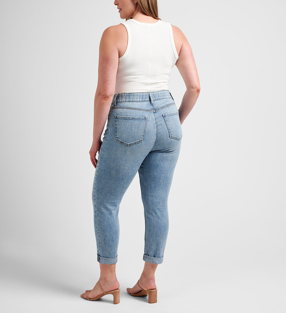 Carter Mid Rise Girlfriend Jeans Plus Size