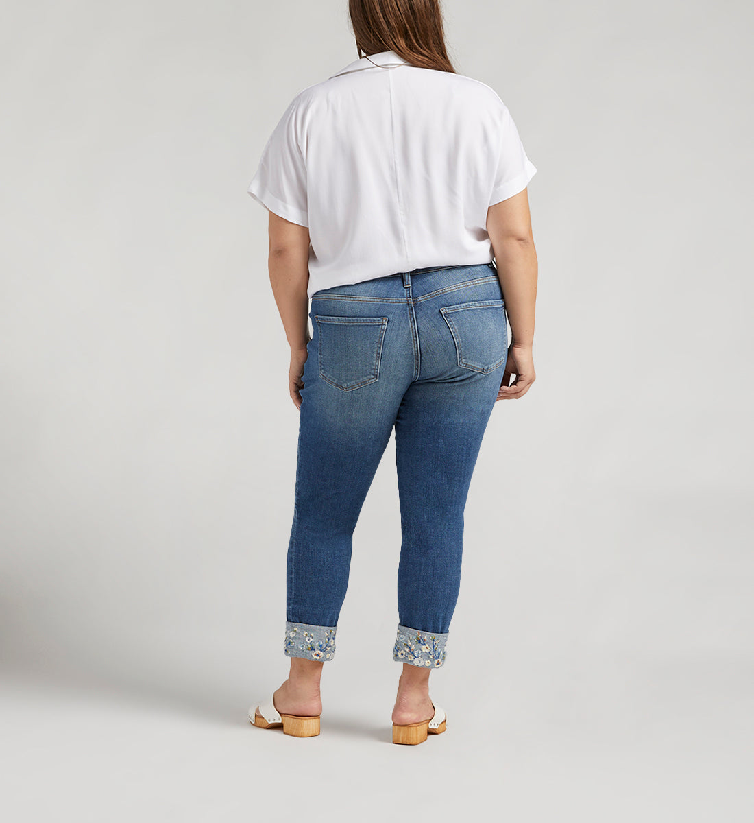 Carter Mid Rise Girlfriend Jeans Plus Size