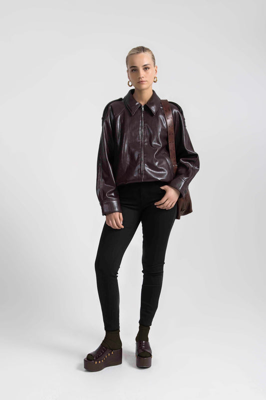 Cecilia Mid Rise Skinny Jeans Forever Black