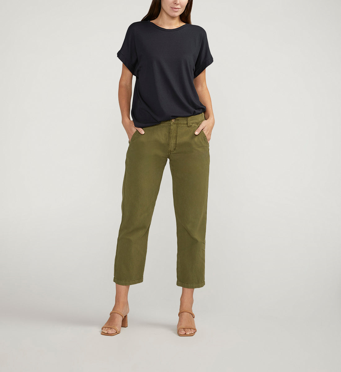 Drapey Luxe Tee Black