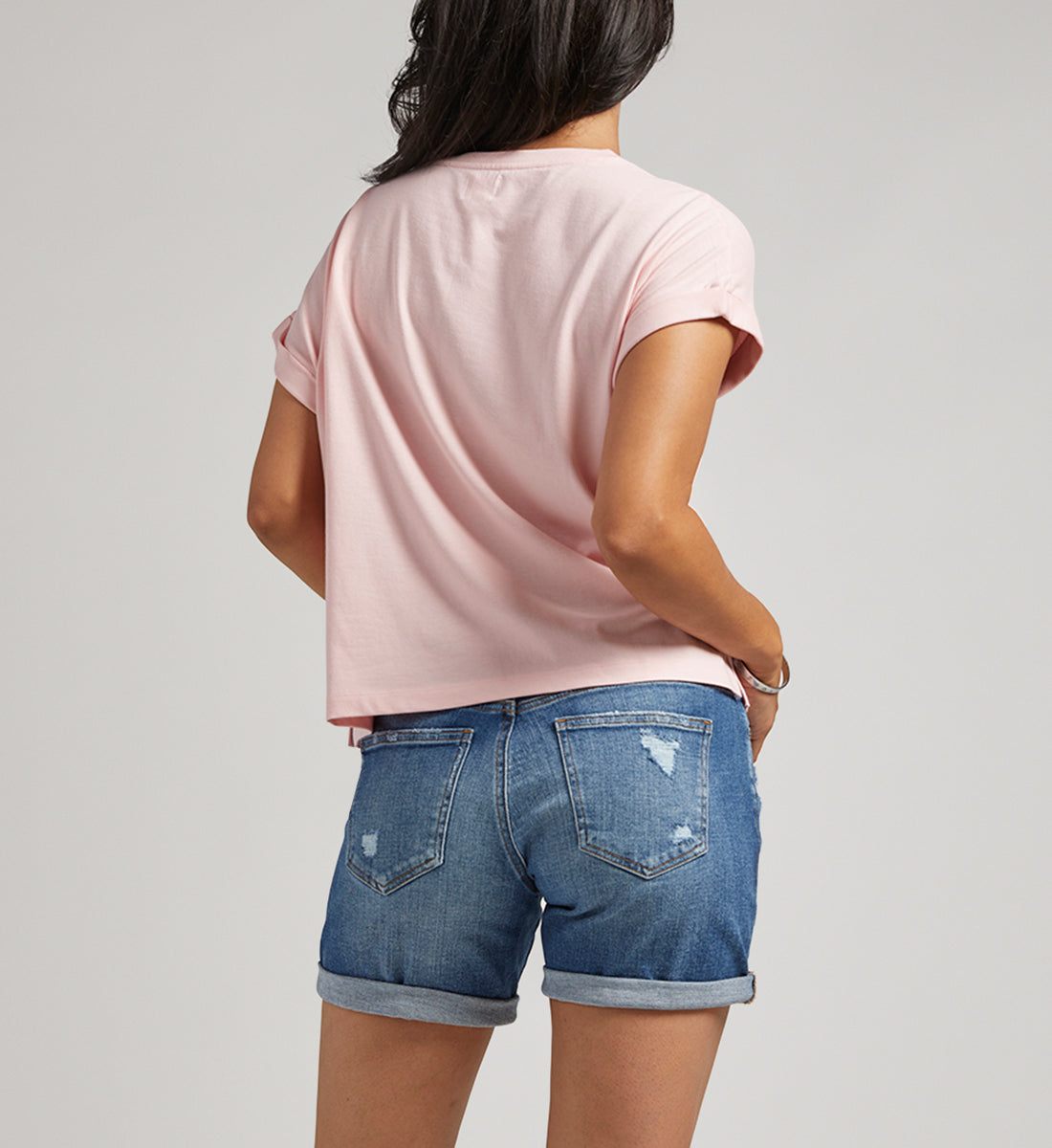 Drapey Luxe Tee Pink