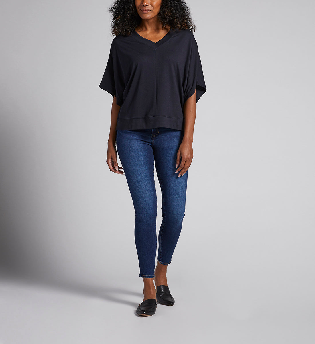 V-Neck Dolman Sleeve Top