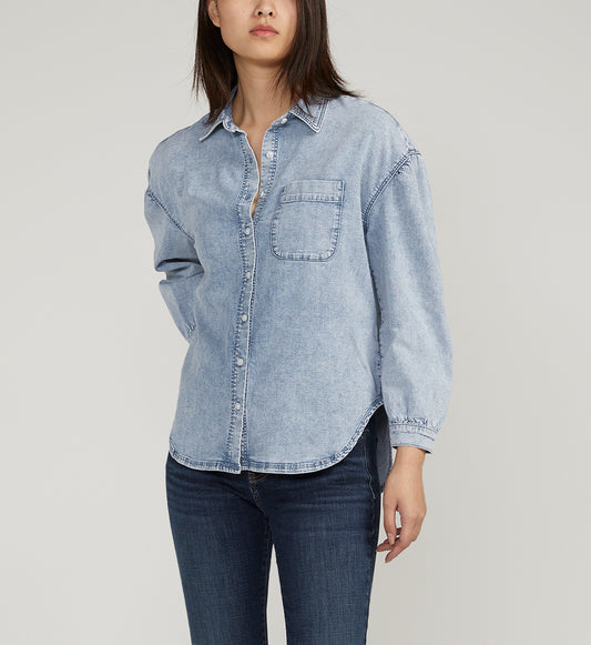 Relaxed Button-Down Shirt