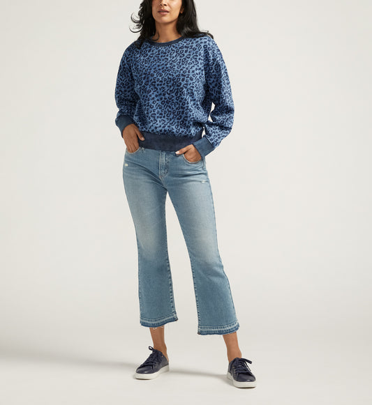 Elevated Indigo Crewneck