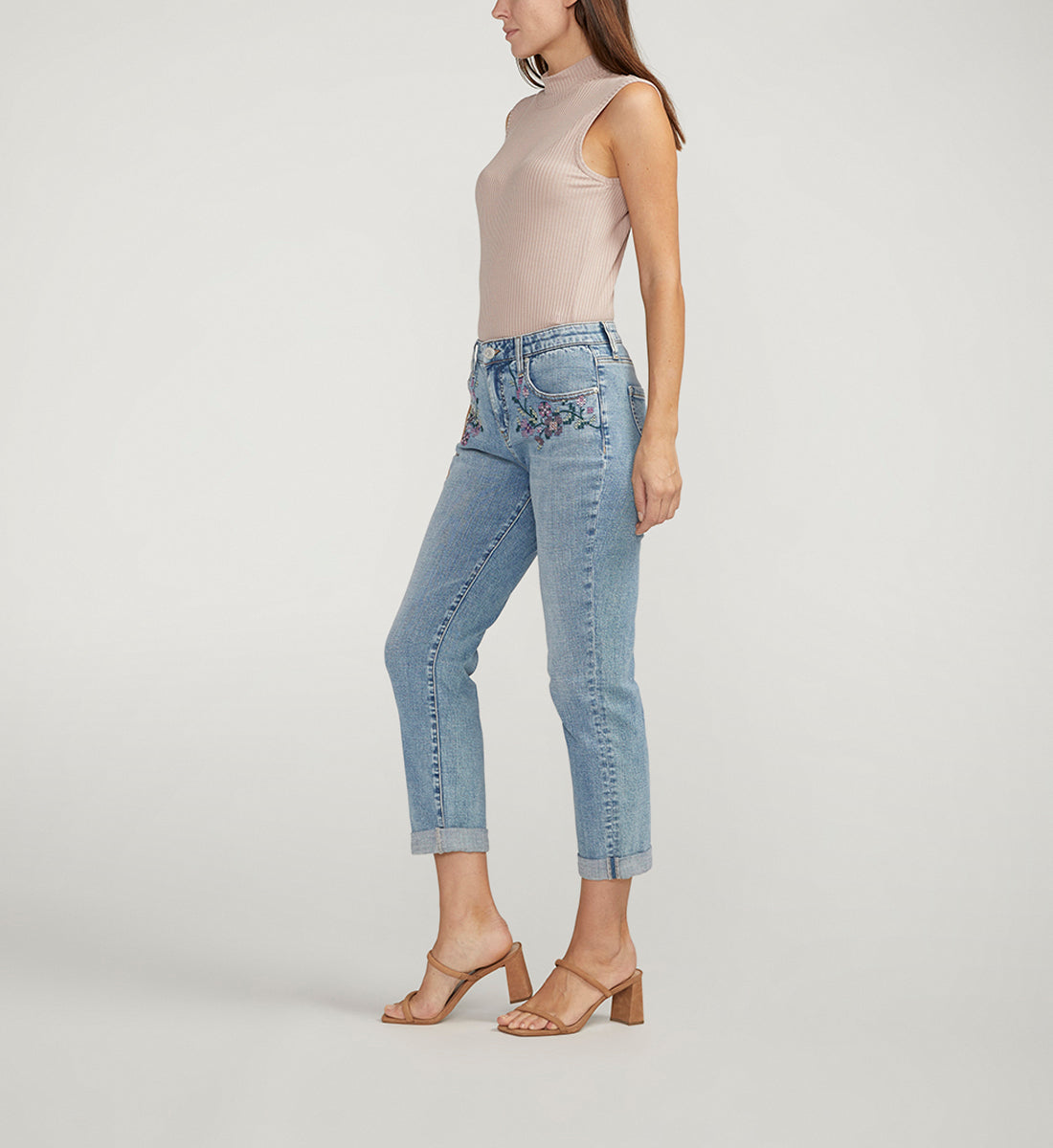 Carter Mid Rise Slim Leg Jeans