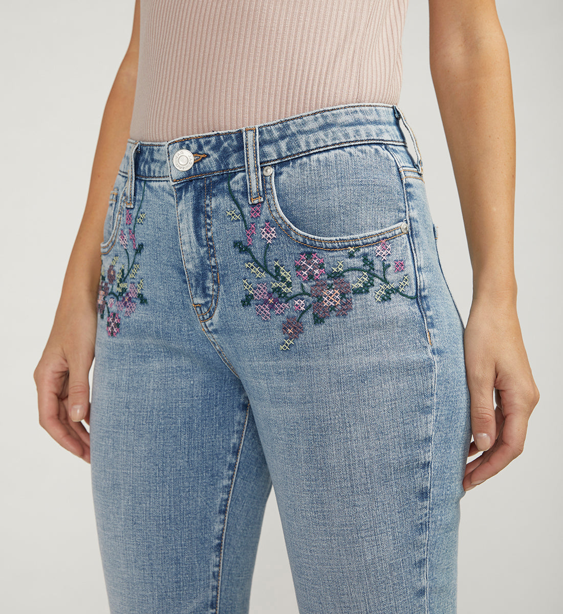 Carter Mid Rise Slim Leg Jeans