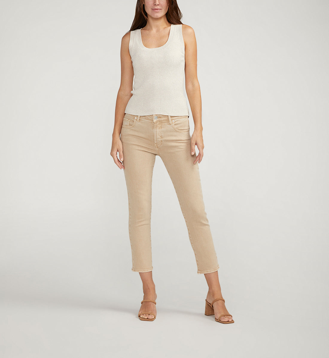 Cassie Mid Rise Cropped Pants