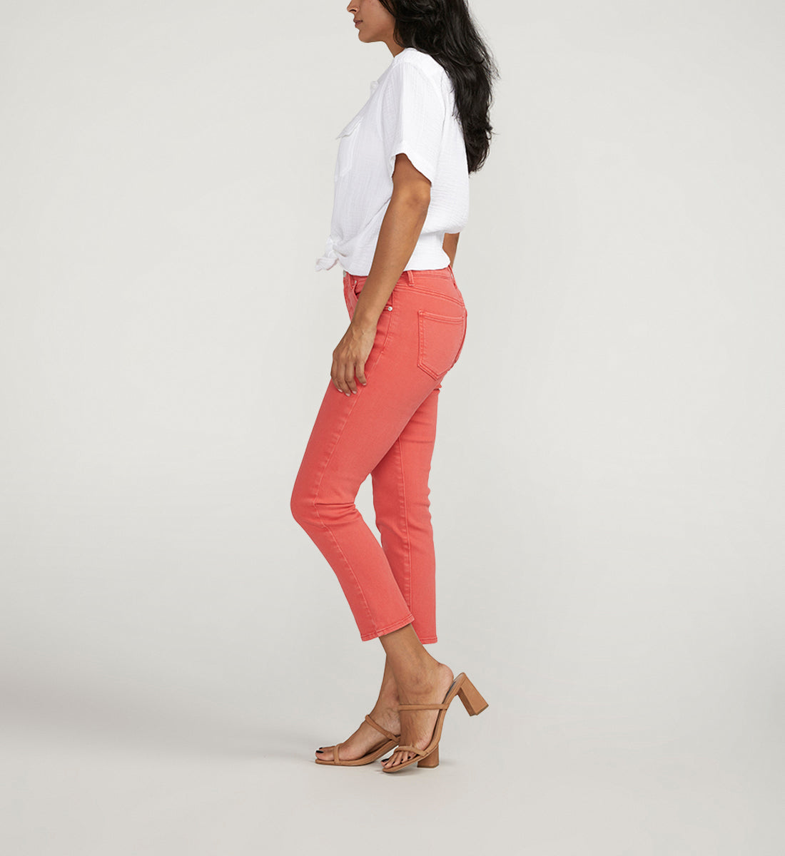 Cassie Mid Rise Cropped Pants