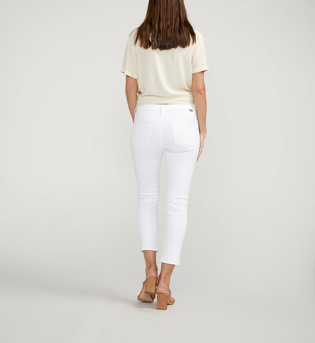 Cassie Mid Rise Cropped Pants