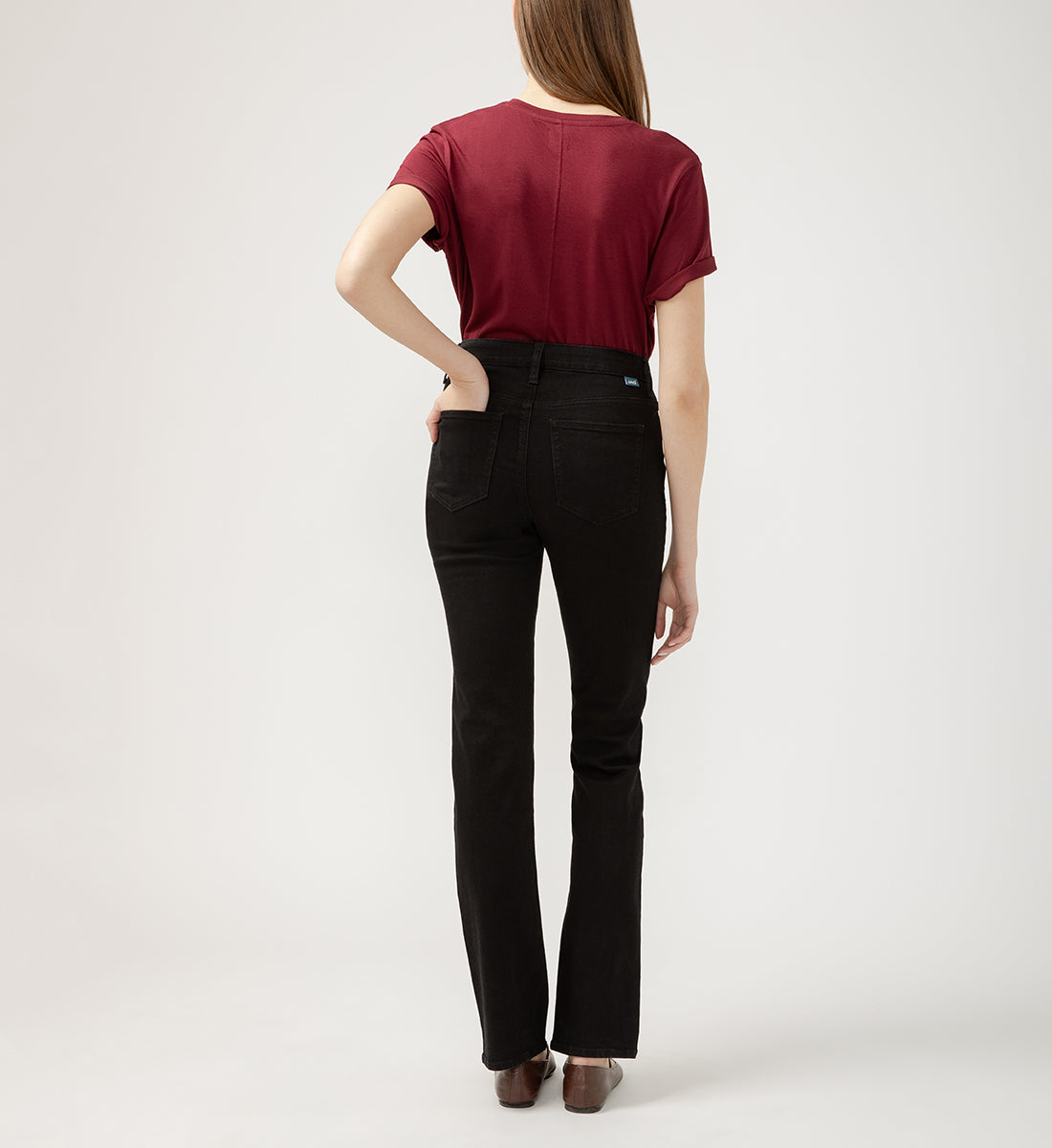 Ruby Mid Rise Straight Leg Jeans
